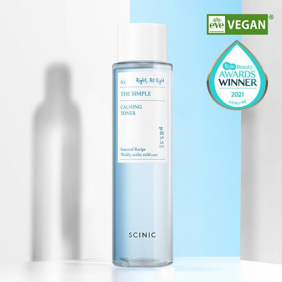 Scinic The Simple Успокаивающий тоник 145мл