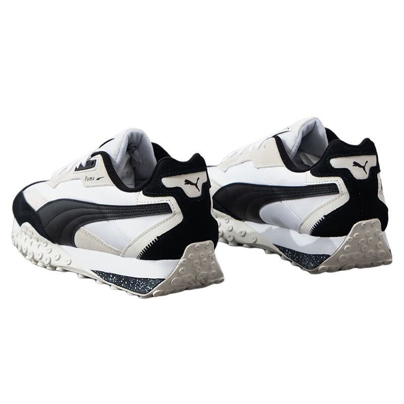 Puma Blktop Rider Низкие Повседневные Беговые Кроссовки Унисекс Черно-Белые 392725-37