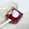 Natural Red Ruby Loose Gemstone World Unique Square Cut 16.45 ct for Jewelry Making and Crafts