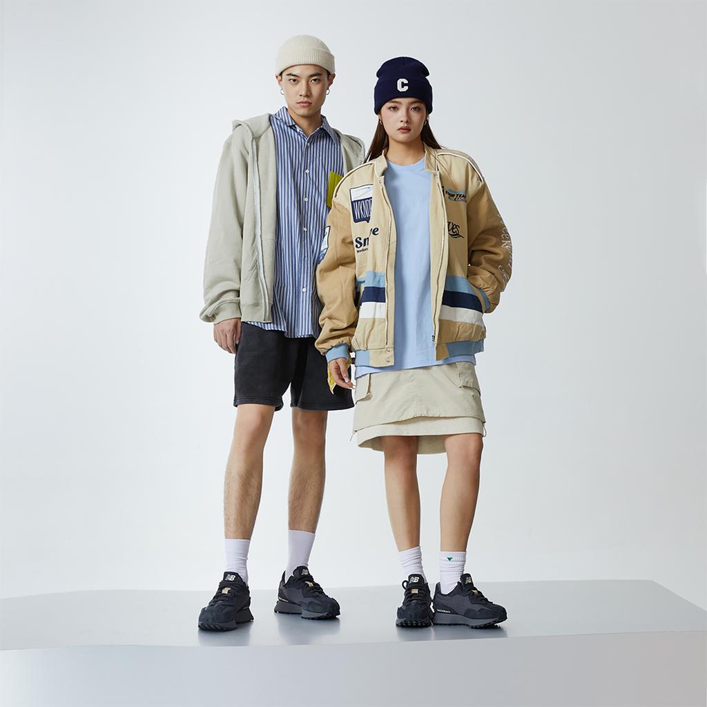 New Balance 327 Черные фиолетовые кроссовки унисекс U327WVE