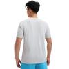 Under Armour Сплошная тренировочная спортивная футболка с коротким рукавом, мужские топы, светло-серая 1376781-100