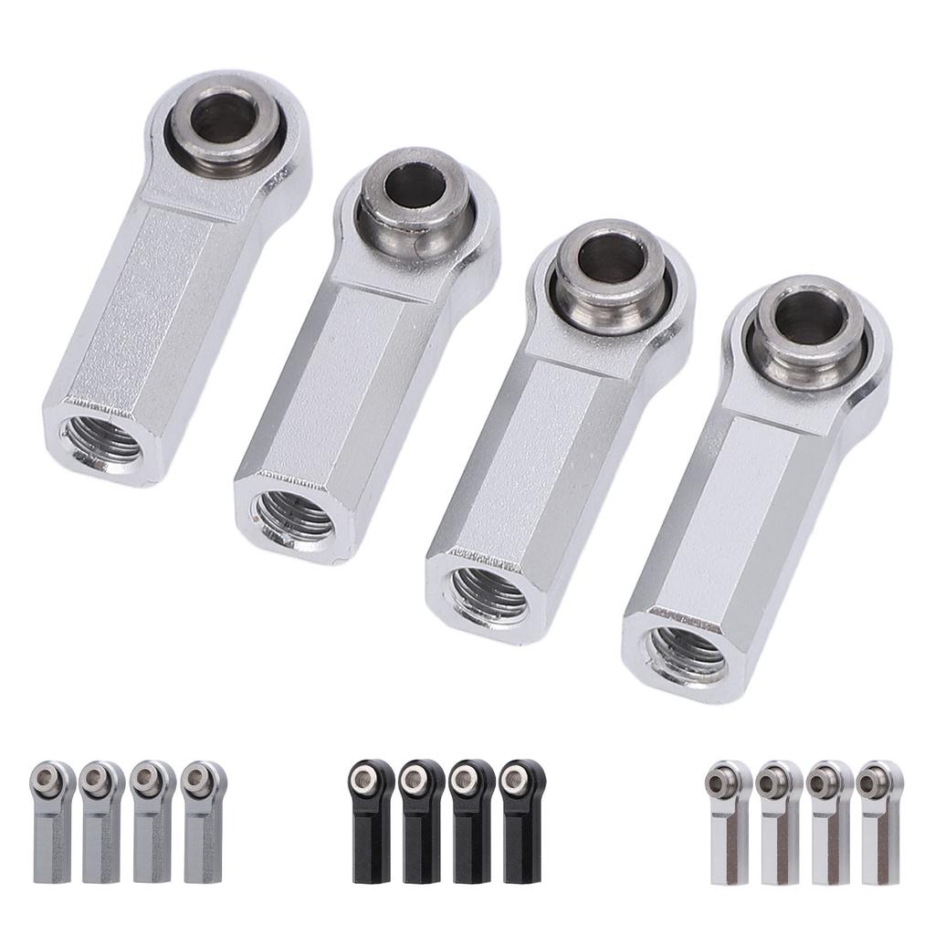 4PCS Metal Ball Joint Alloy for 1/10 Model Car 7.0mm Diameter M4 Thread RC Car Ball Joint 4 Straight