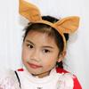 Kangaroos Costume Set Kangaroos Ears Tail Bows Nose Glove Animal Costume Kit Accessories Kids Halloween Cosplays Props