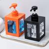 Pressed Lotion Bottles Square Shower Gel Dispensing Bottles Soapshower Gel Empty Storage Bottle for Bathroom