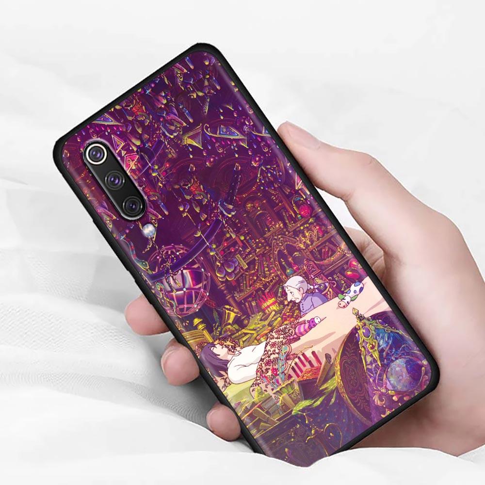Миядзаки Хаяо аниме «Ходячий замок Хаула» мягкий чехол для Xiaomi Mi 9 9se 8 10 T A2 Lite 10S 9T CC9 Note 10 Pro 9Lite чехол Fundas