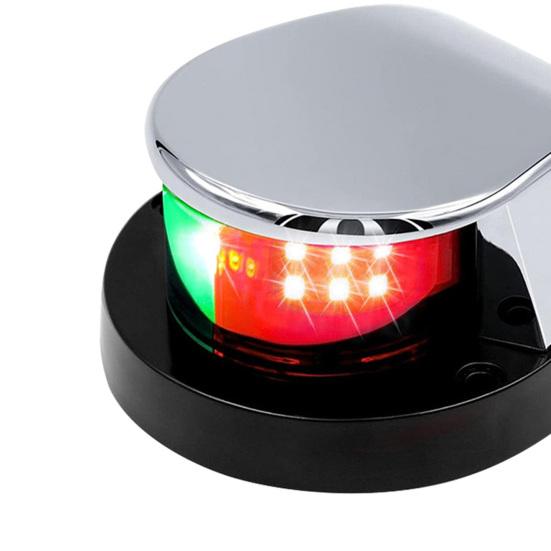 Светодиодный навигационный фонарь для лодки, водонепроницаемый, супер яркий, высокая видимость, 12 В, морской, моторный, лодочный, красный, зеленый, сигнальная лампа