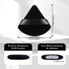 Black Triangle Powder Puff Facial Makeup Sponge Soft Velvet Cosmetics Puff Mixer Beauty Foundation Make-Up Sponge Makeup Access