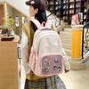 Student Schoolbag High Value Junior High School Girls Backpack New Large Capacity Backpack Student Spine Bag