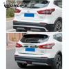 Для Nissan Qashqai j11 2016-нижняя крышка задней двери ailgate, литая накладка из нержавеющей стали, обшивка задней двери автомобиля