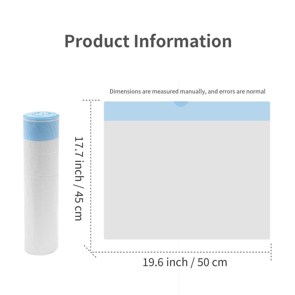 Drawstring Garbage Bags for Kitchen, Hotel, and Household Use - Portable and Thickened for Waste Classification