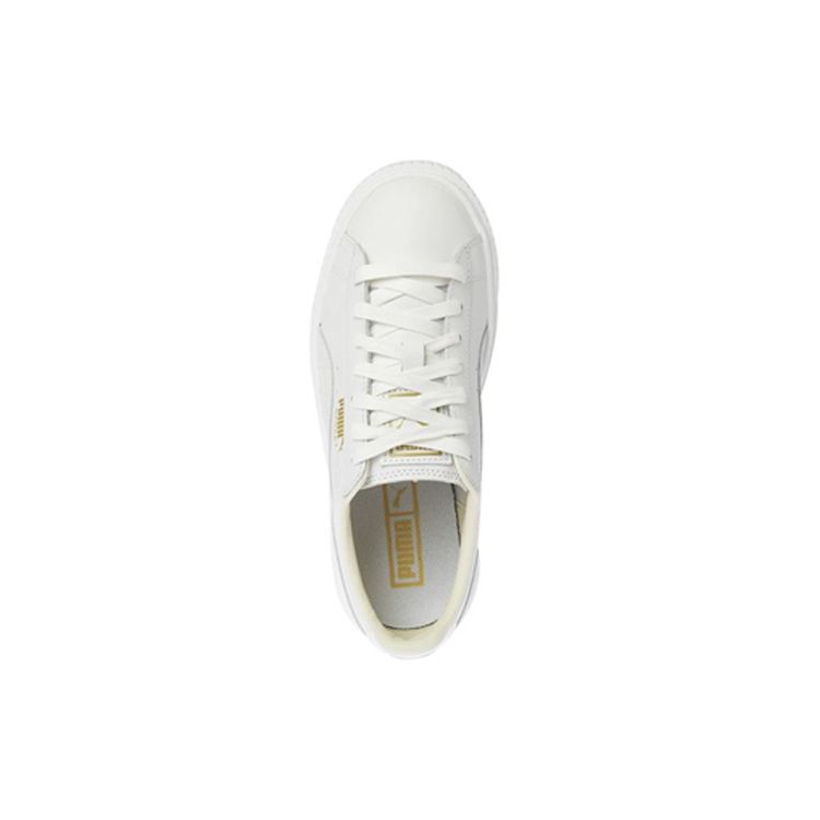 Puma Кроссовки Basket Platform Core White Gold Women 364040-04