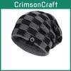 Knitted Winter Cap For Women Men Fleece Lined Casual For Outdoor Activities