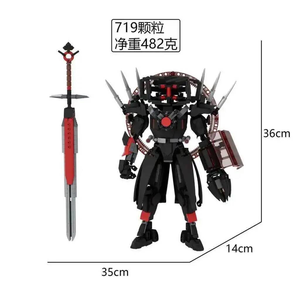 Скибиди Туалет Спикермен Человек-колонка Блоки Титаны Телевизионный Человек Часовой Человек Часовщик G-Man Скибиди Конструктор Камерамен Дриллмен