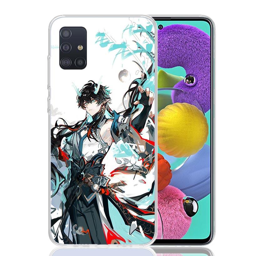 Чехол для телефона Honkai Star Rail Dan Heng для Samsung Galaxy A52 A32 A22 A12 A02S A50S A30S A51 A31 AA71 Note 20 Ultra 10 S10 Plus Ga