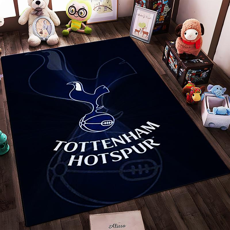 Tottenham Hotspur Football Carpet for Passionate Fans Suitable for use as an anti-slip game mat for living room and bedroom sofas