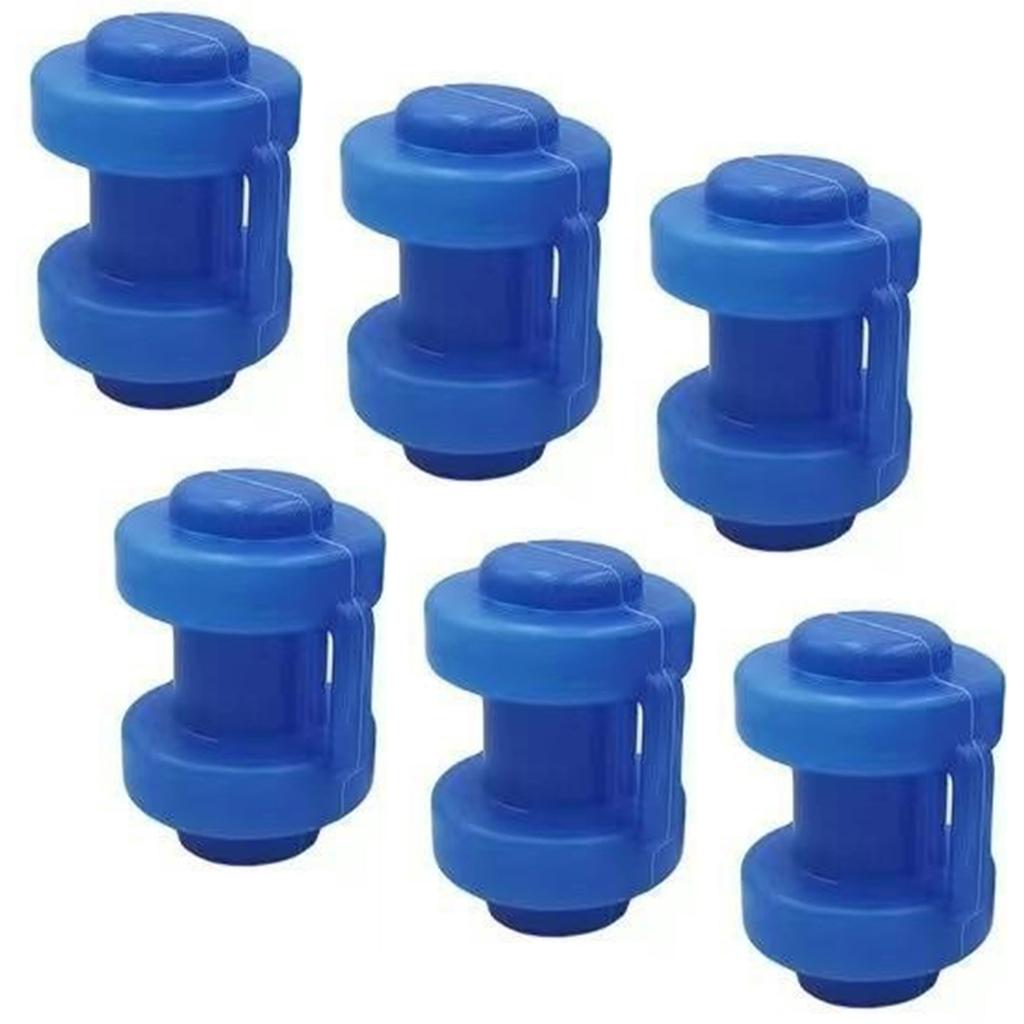 6 шт. износостойких колпачков для батута, профессиональные колпачки для стоек батута, колпачки для труб батута, маленькие запчасти для батута