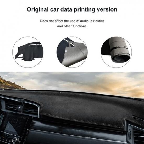 Dashboard Cover Non-Slip Dashmat Dash Mat For Honda Civic 10th 2016-
