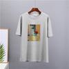 Shellsuning Fashion Aesthetics Printed T-shirts 2023 Summer Oversized O-neck Short Sleeve Basic Tees Simple Girl Top Female Cotton Soft Harajuku Tops