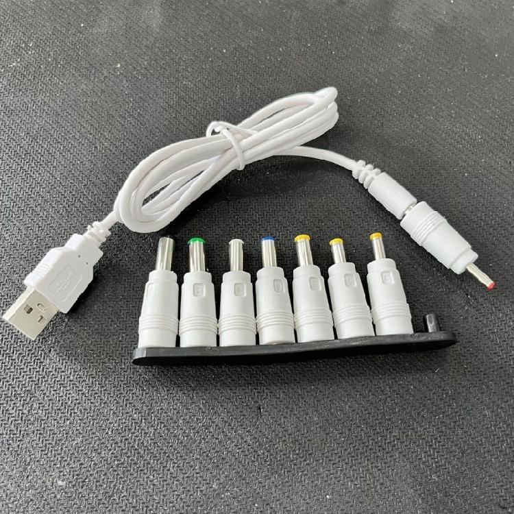 Кабель-преобразователь USB5V в DC9V 12V Кабель для зарядки USB в DC9V 12V с 8 адаптерами
