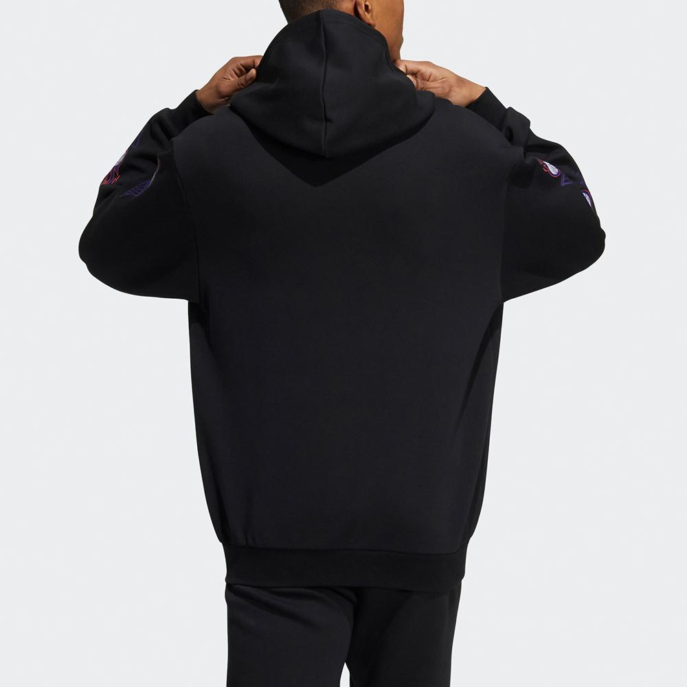 Adidas Neo Sweatshirts Men's Black Hooded Moderate Regular GT0250