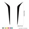 2Pcs Car Decals Striped Engine Hood Body Vinyl Decals Hood Cover Decals New Professional Multi-Fit Styling Auto Decoration