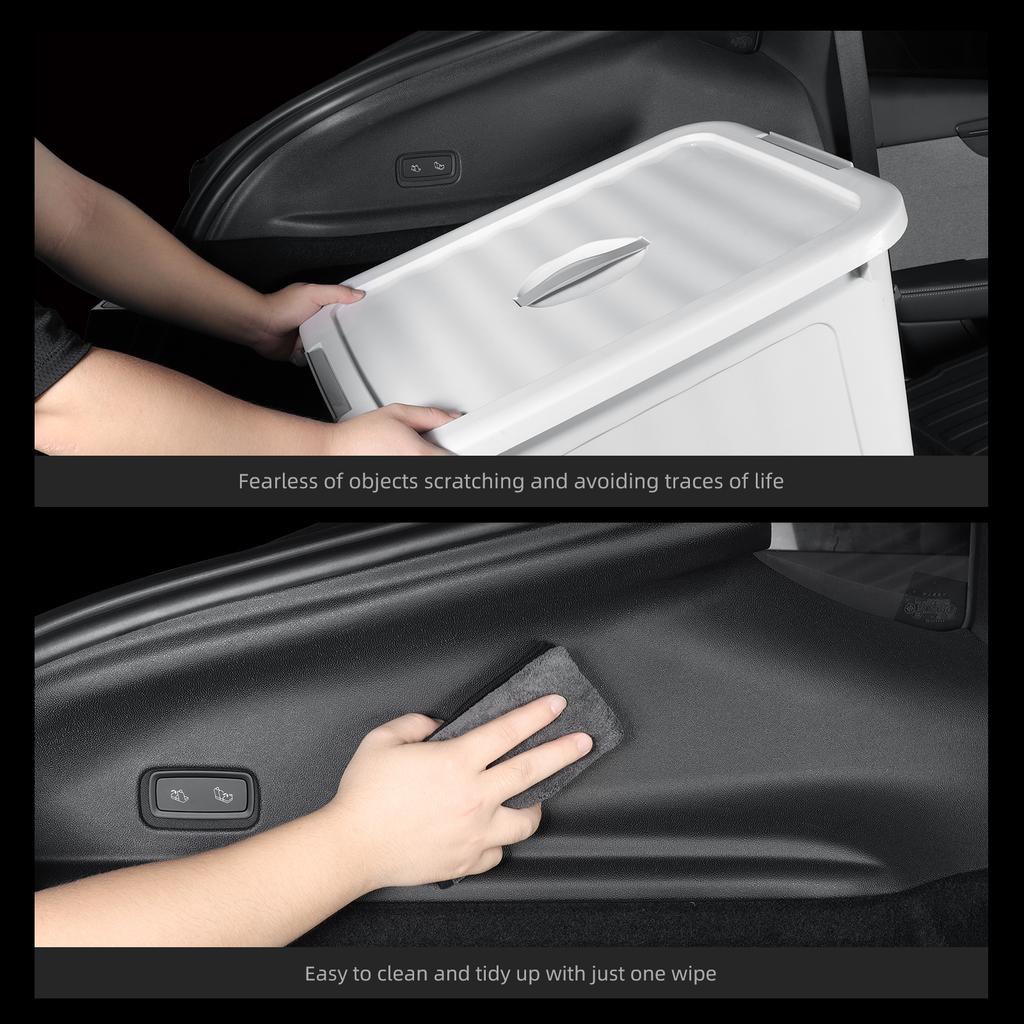 Боковая накладка на задний багажник для Tesla Model Y Launch 2025 2026 Juniper, комплект защиты верхнего слоя, 2 шт., черный