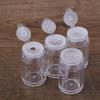 1Pcs 10Ml White Empty Cosmetic Bottle Sifter Jars Container Screw Lid Makeup