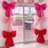 Набор для самостоятельного изготовления гигантских бантов из 6 штук для украшения стен, дверей и окон ко Дню святого Валентина. Легко собираемый фон для вечеринки или фотосессии.
