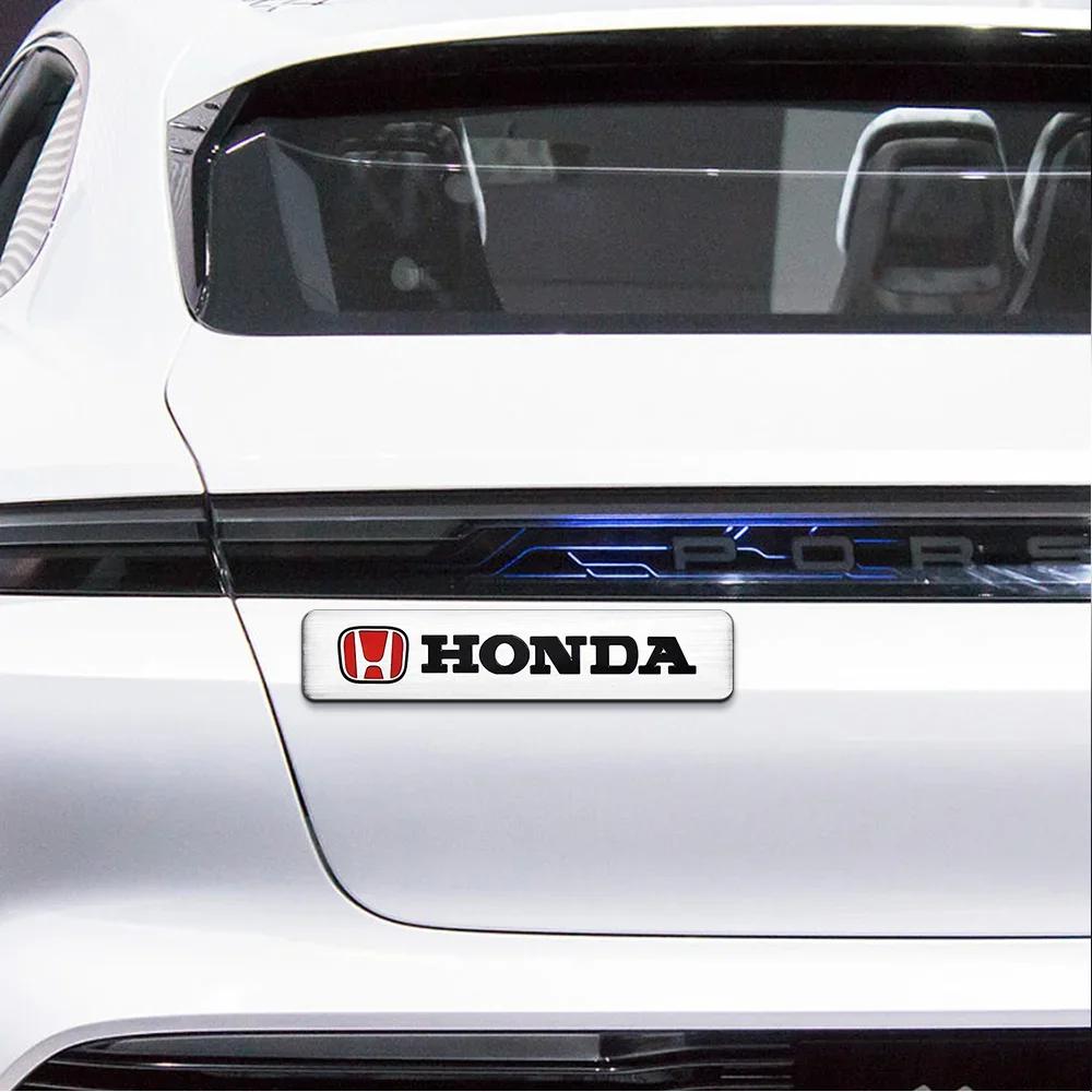 2025 Hot 3D Meta Car Sticker Auto Door Shield Emblem Car Body Badge Sticker For Honda Civic FIT Odyssey City Concept S1 Vezel XR
