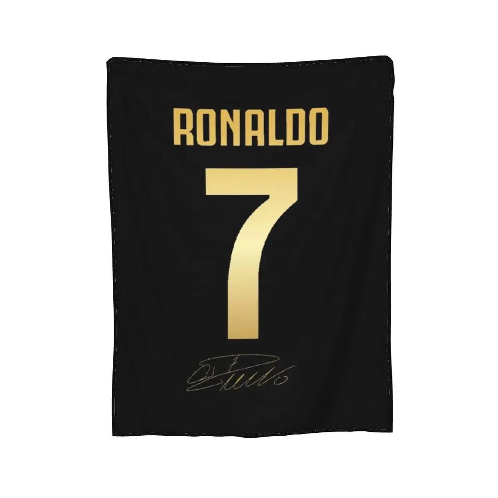 CR7 Cristiano Blanket Soft Warm Flannel Throw Blanket Bedspread for Bed Living Room Picnic Travel Home Sofa