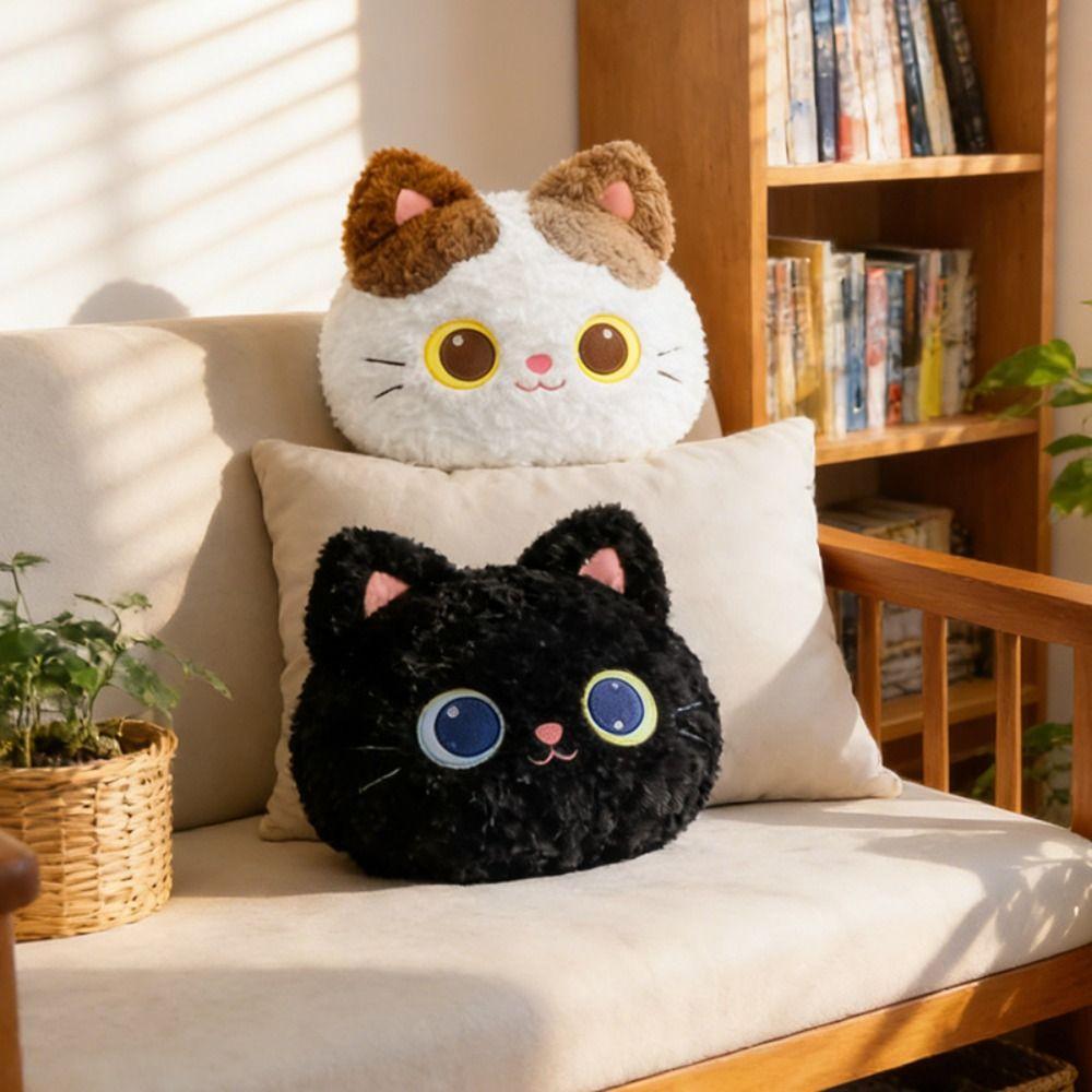 Home Decoration Stuffed Cat Pillow Bedroom Sofa Cat Throw Pillows Children's Pillow Toys