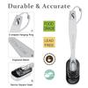 Measuring Cup Set, Measuring Cup and Spoon Set, Stable Bottom 304 Stainless Steel for Dry or Liquid, Fits Spice Jars for Cooking and Baking