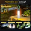 White Laser Flashlight Internal 18650 Rechargeable Torch 5 Modes Light With Hanging Hook Side COB Light Camping Lamp