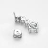 S925 Sterling Silver 2.6 Carat Moissanite Dangle Earrings For Women Party Dress Wedding Engagement Proposal Birthday Anniversary