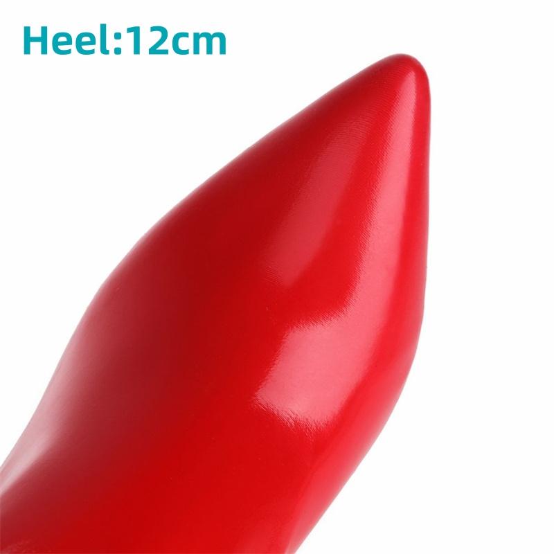 Модные эластичные высокие сапоги 2024 года, трендовые брюки, комбинезон из лакированной кожи, длинные сапоги на очень высоком каблуке, классная обувь для вечеринок и танцев в ночном клубе