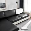 Waterproof Pu Stretch Sofa Cover Plain Elastic Sofa Covers Corner Couch Cover Protector For Living Room