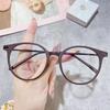Цветной Металлический Ободок для Очков TR Женский Однотонный Анти-Блю Плоские Очки Можно Подобрать с Очками для Близорукости