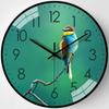 10-inch 25cm Creative Colorful Sparrow Living Room Wall Clock Simple Wall Quartz Clock Internet Celebrity Silent Clock Watch