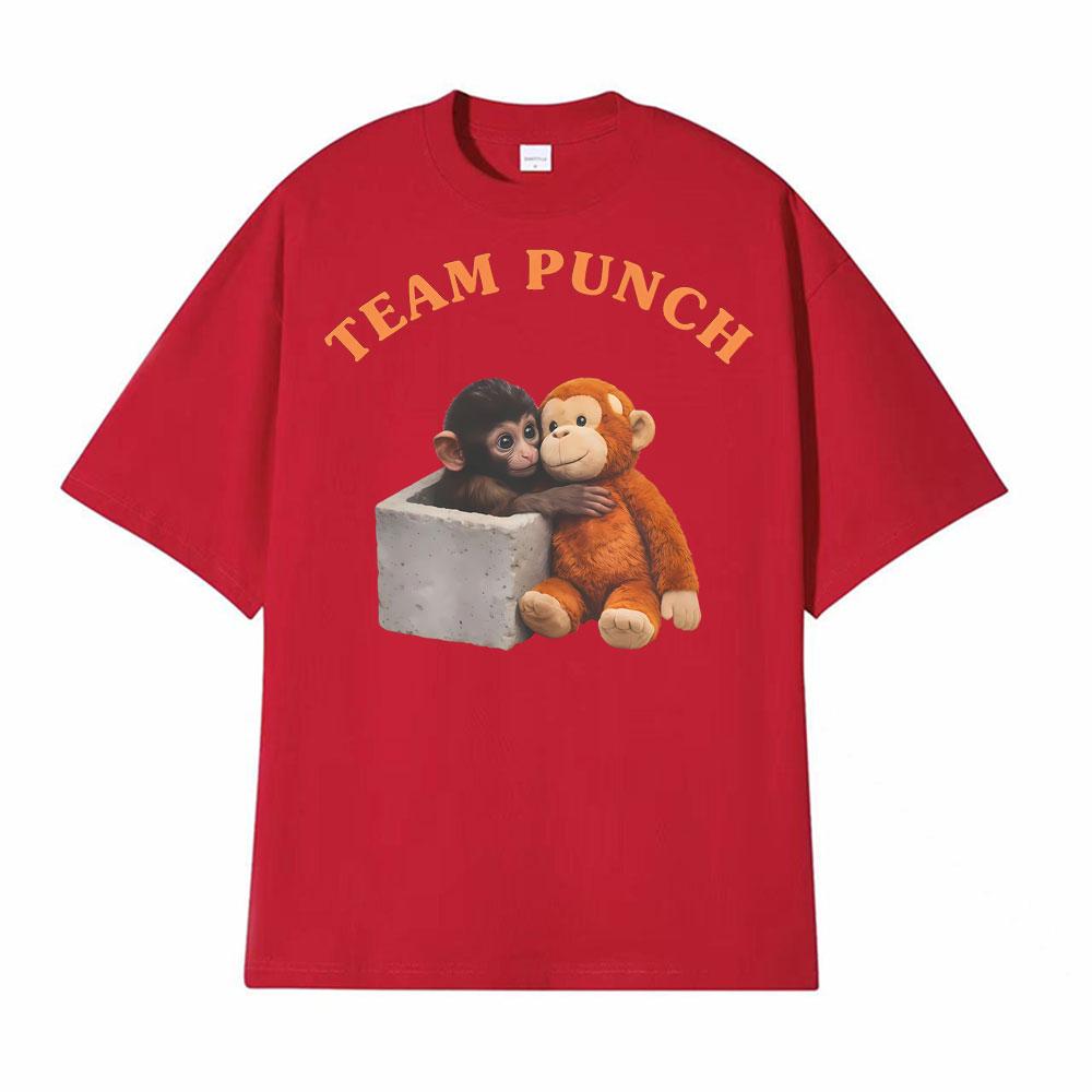 Punch The Monkey Printed T Shirts Men Women Summer Fashion Harajuku High Quality Tshirt Comfort Casual ONeck Oversized T Shirt