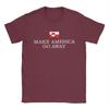 Greenland Make America Go Away TShirts Unisex Women MAGA Pure Cotton Tee Shirt O Neck Short Sleeve T Shirt Printed Clothing