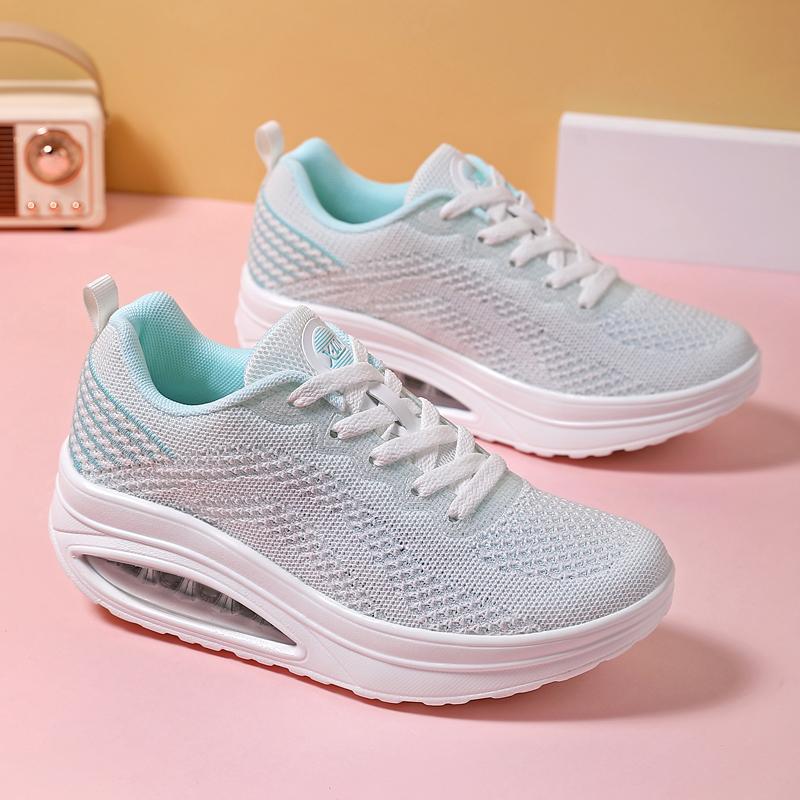 TUINANLE Женские кроссовки на толстой подошве, спортивная обувь, повседневная обувь на сетчатой платформе