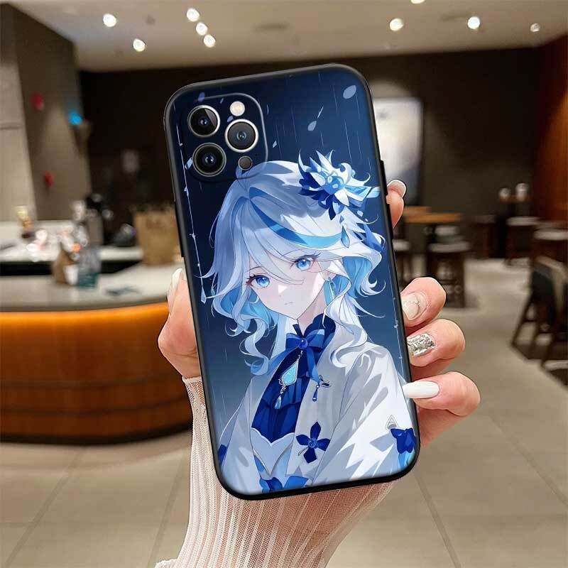 Чехол Genshin Impact для Samsung Note 20 10 S25 Plus Ultra Lite FE M20 M21 M30 M31 M51 A11 A26 A51 A52 A53 A56 A70 A71 A72 A73