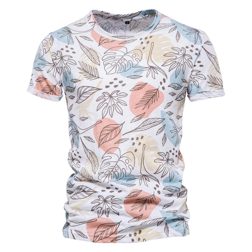 Hawaiian Plant Tropical Jungle 3D Print Casual T-shirt For Men And Women Daily Slim Loose Crew Neck Short Sleeve Summer Top New