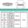 Elastic Printing Sofa Cushion Covers Furniture Protector Corner Sofa Slipcover For Dining Room Washable Removable Couch Covers