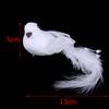 1Pcs Birds Simulation Artificial Feather Doves Feather Park Mall Ornament