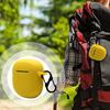 Earbud Protective Sleeve Shock-proof Dust-proof Anti-drop Soft Silicone Wireless Earphone Protector with Carabiner for Bose-QuietComfort Earbuds II