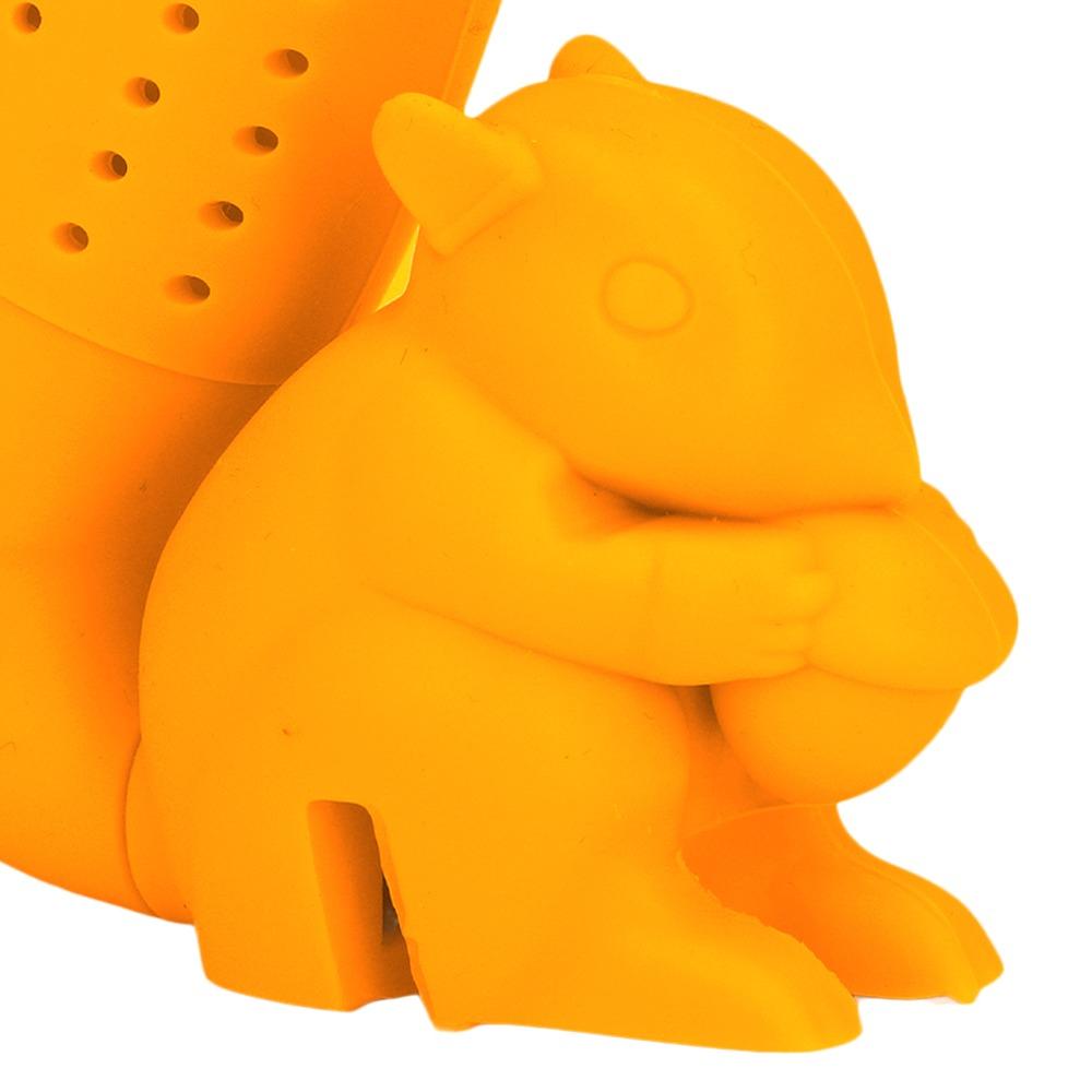 Silicone Squirrel Tea Strainer Food Grade Silicone Tea Strainer Squirrel Tea Filter Tea Brewing
