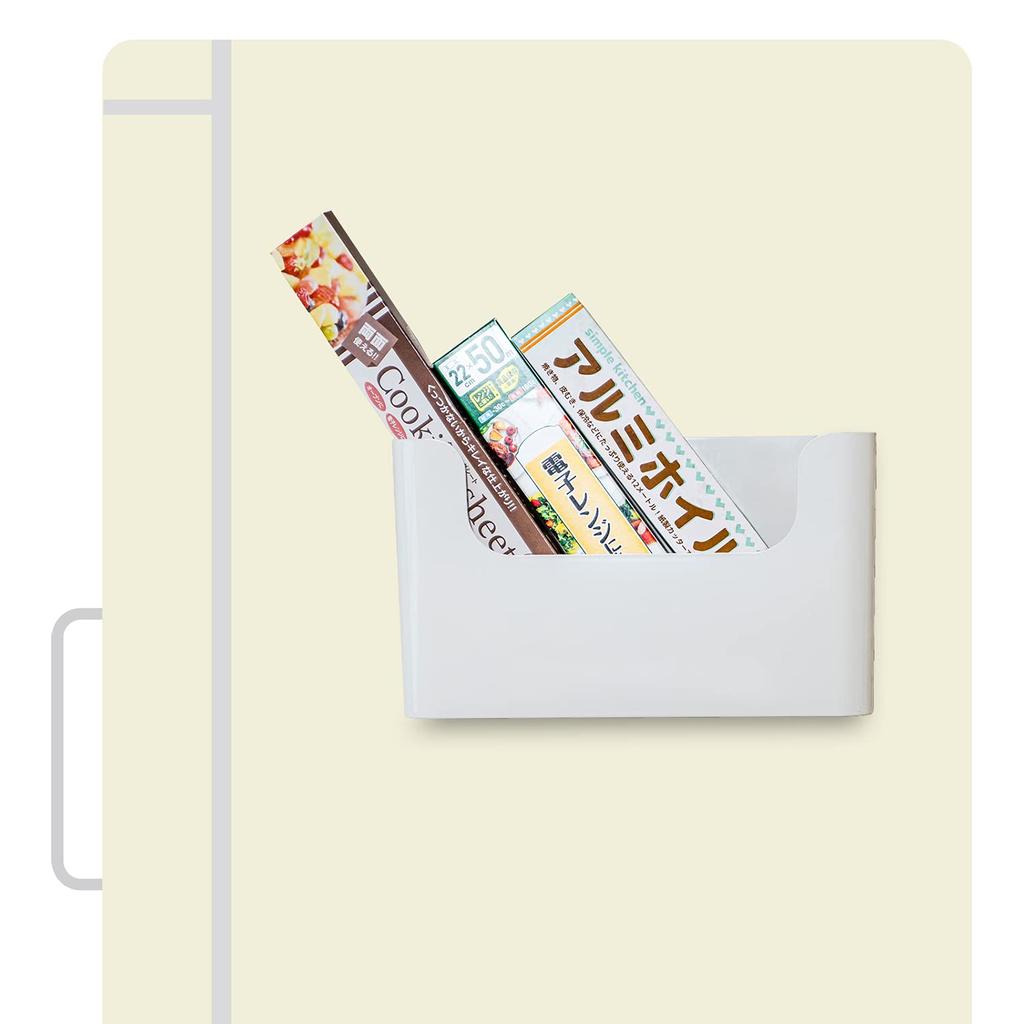 Astro Wrap Holder Белый xx Wrap Case Настенная стойка для обертывания Подставка для обертывания Прибл.. Ш26,8 Г7,8 В15,5 см 711-54