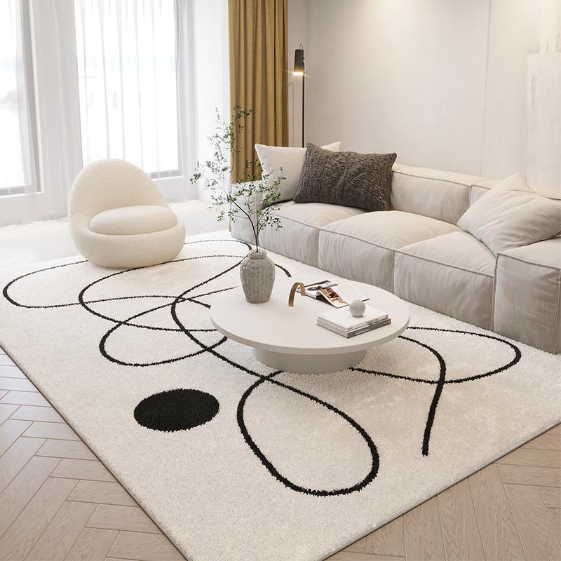 Living Room Carpet Plush Floor Mat Coffee Table Carpet Household Bedroom Bedside Carpet