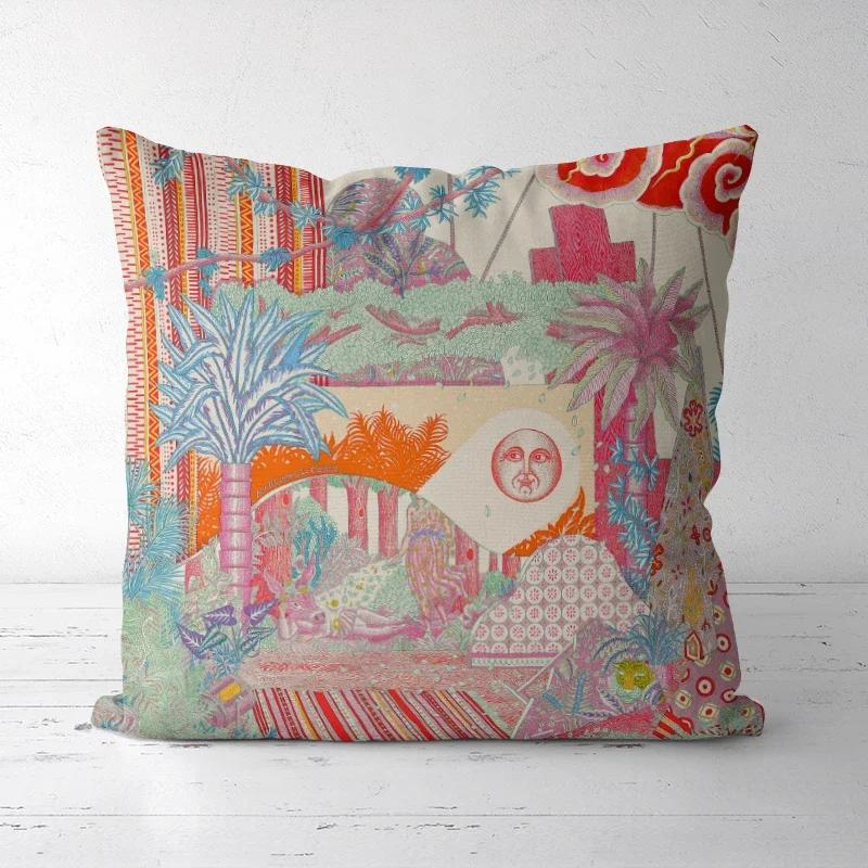 Наволочка с принтом для дропшиппинга, декоративные наволочки, высококачественная, королевская, высококачественная, толстая, дизайн в европейском стиле, богатый итальянский дизайн, 1-27#